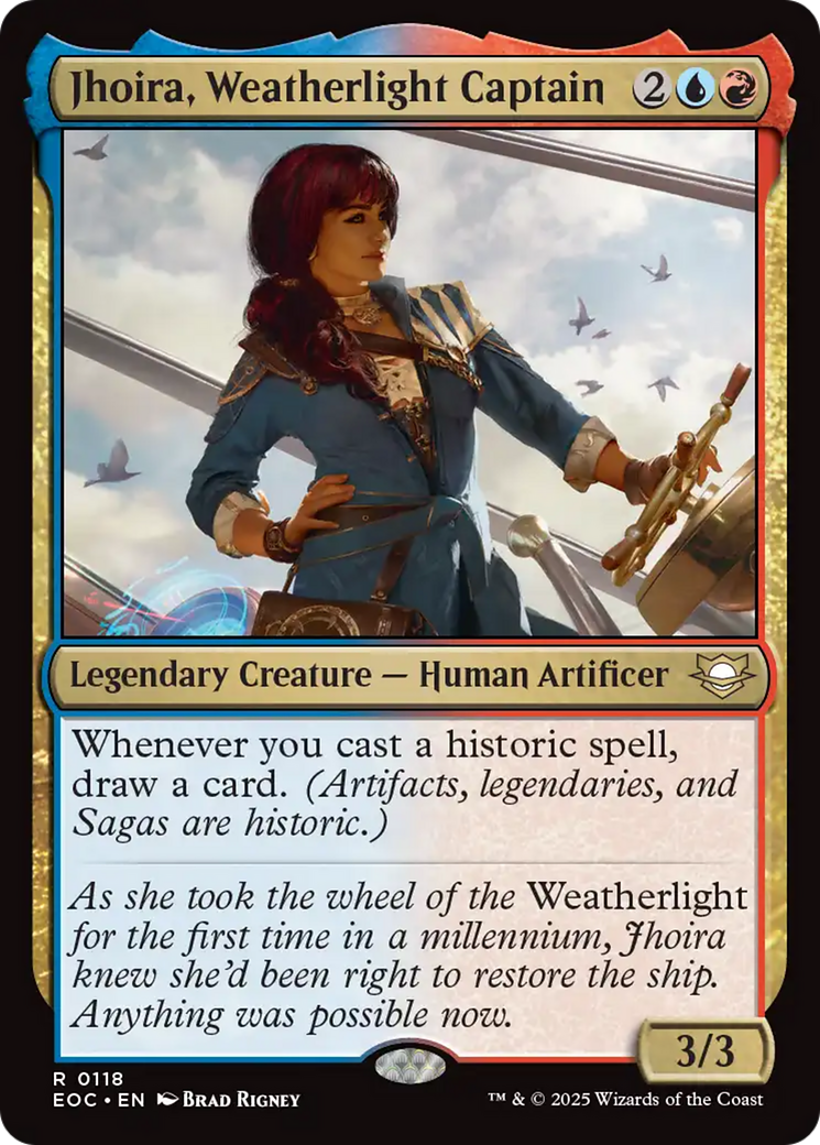 Jhoira, Weatherlight Captain [Edge of Eternities Commander] | L.A. Mood Comics and Games