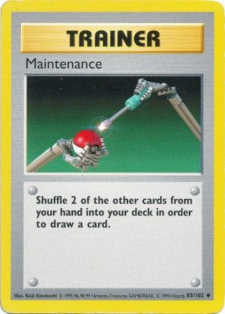 Maintenance (83/102) [Base Set Shadowless Unlimited] | L.A. Mood Comics and Games
