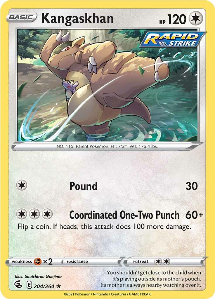 Kangaskhan (204/264) [Sword & Shield: Fusion Strike] | L.A. Mood Comics and Games