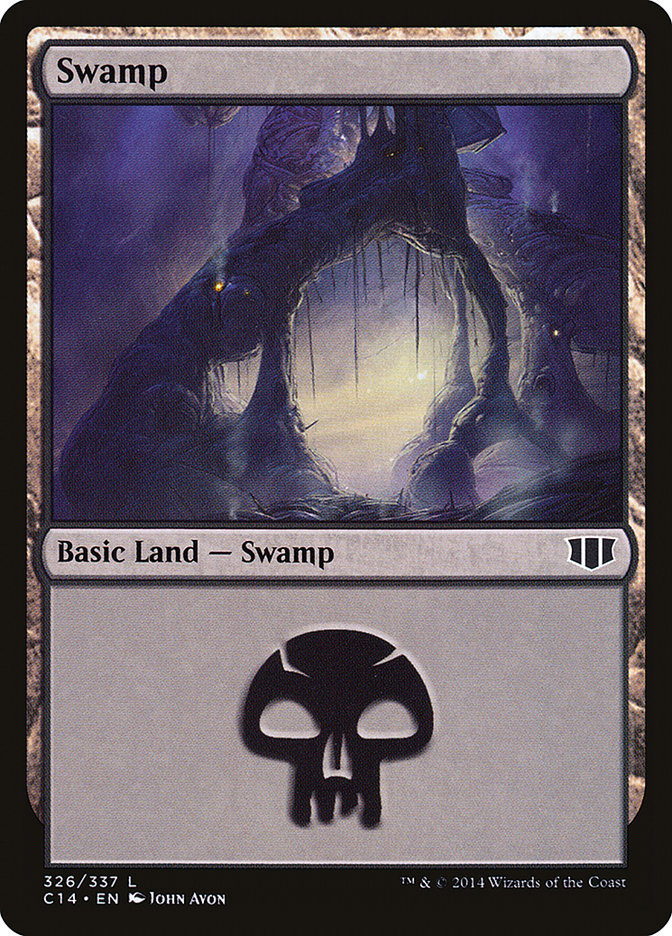 Swamp (326) [Commander 2014] | L.A. Mood Comics and Games