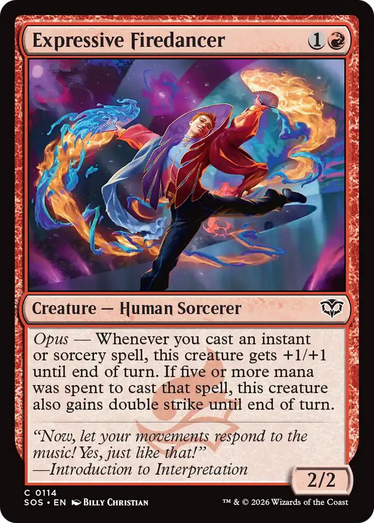 Expressive Firedancer [Secrets of Strixhaven] | L.A. Mood Comics and Games