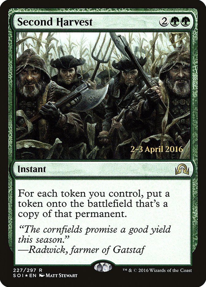 Second Harvest [Shadows over Innistrad Prerelease Promos] | L.A. Mood Comics and Games