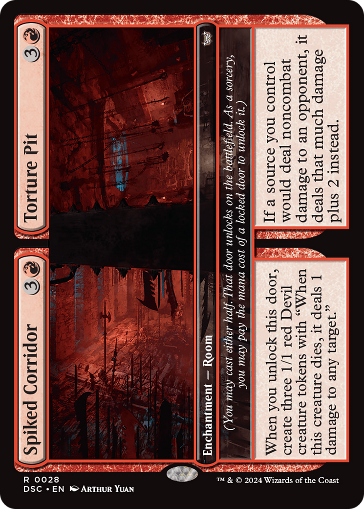 Spiked Corridor // Torture Pit [Duskmourn: House of Horror Commander] | L.A. Mood Comics and Games