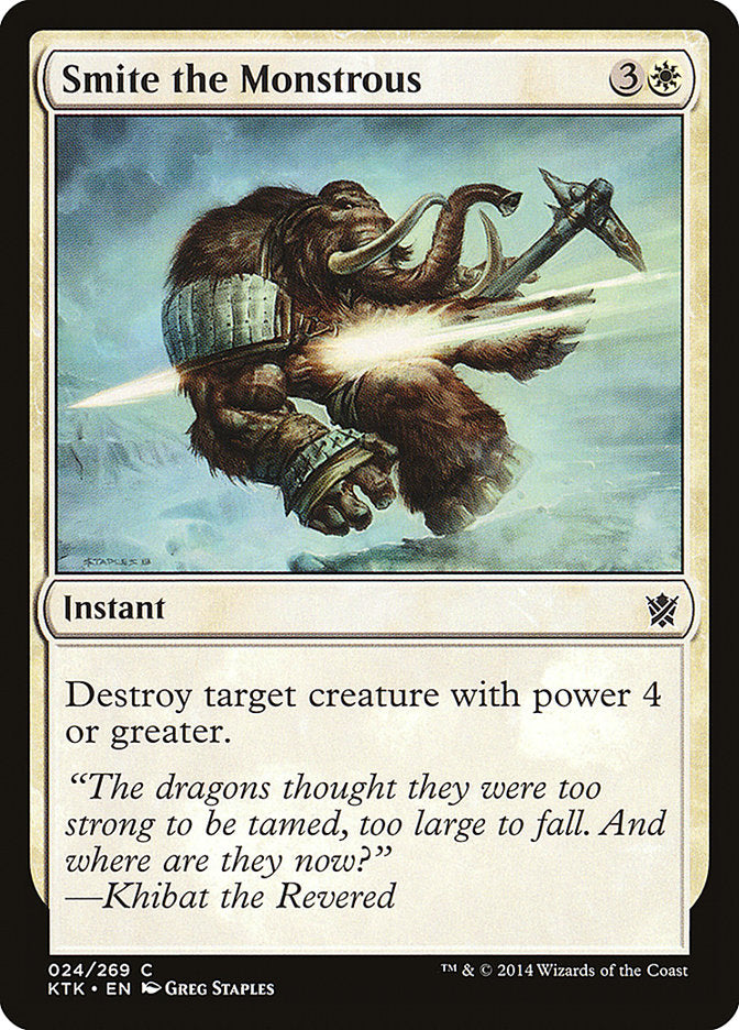 Smite the Monstrous [Khans of Tarkir] | L.A. Mood Comics and Games