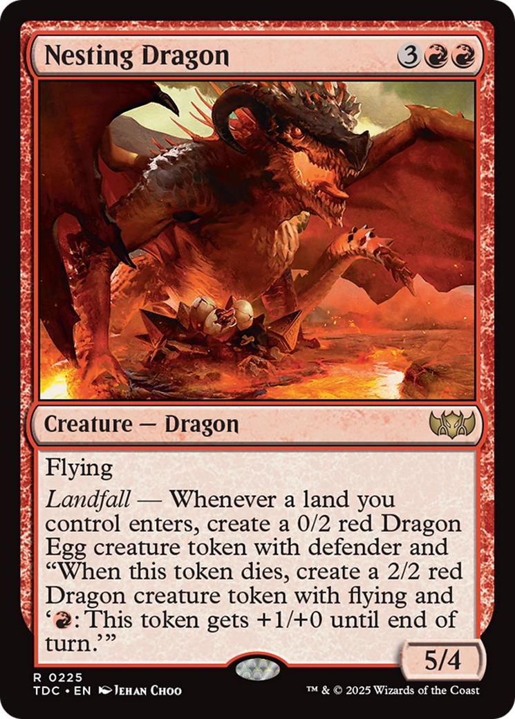 Nesting Dragon [Tarkir: Dragonstorm Commander] | L.A. Mood Comics and Games