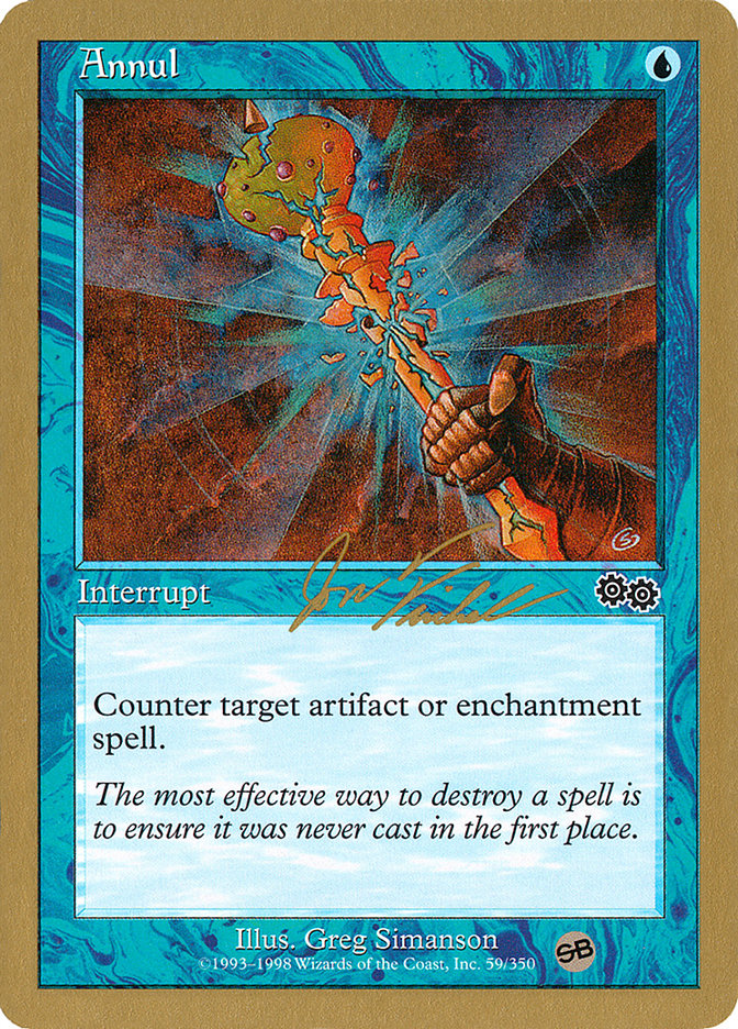 Annul (Jon Finkel) (SB) [World Championship Decks 2000] | L.A. Mood Comics and Games