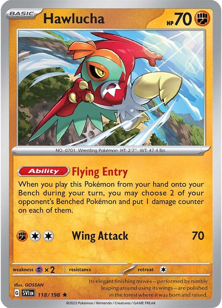 Hawlucha (118/198) [Scarlet & Violet: Base Set] | L.A. Mood Comics and Games
