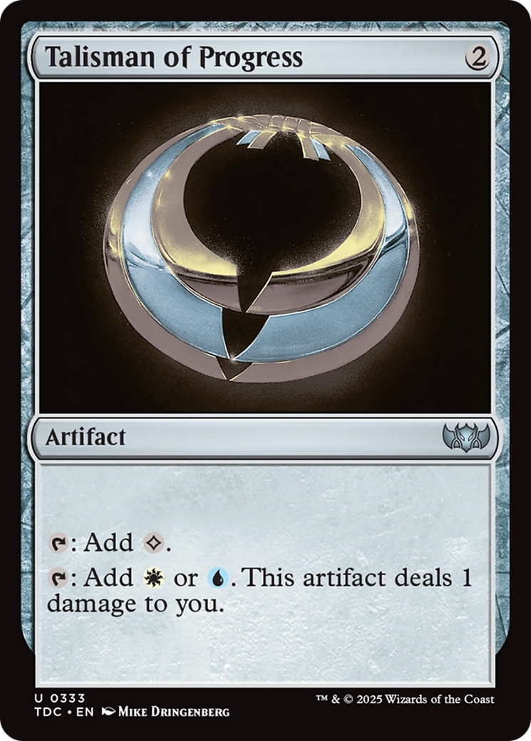 Talisman of Progress [Tarkir: Dragonstorm Commander] | L.A. Mood Comics and Games