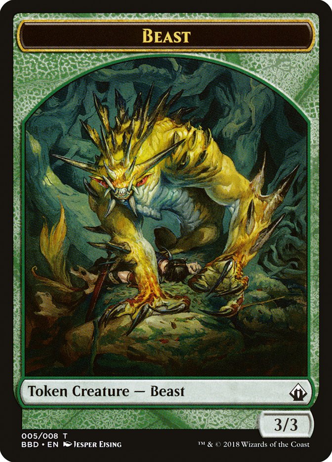 Beast Token [Battlebond Tokens] | L.A. Mood Comics and Games