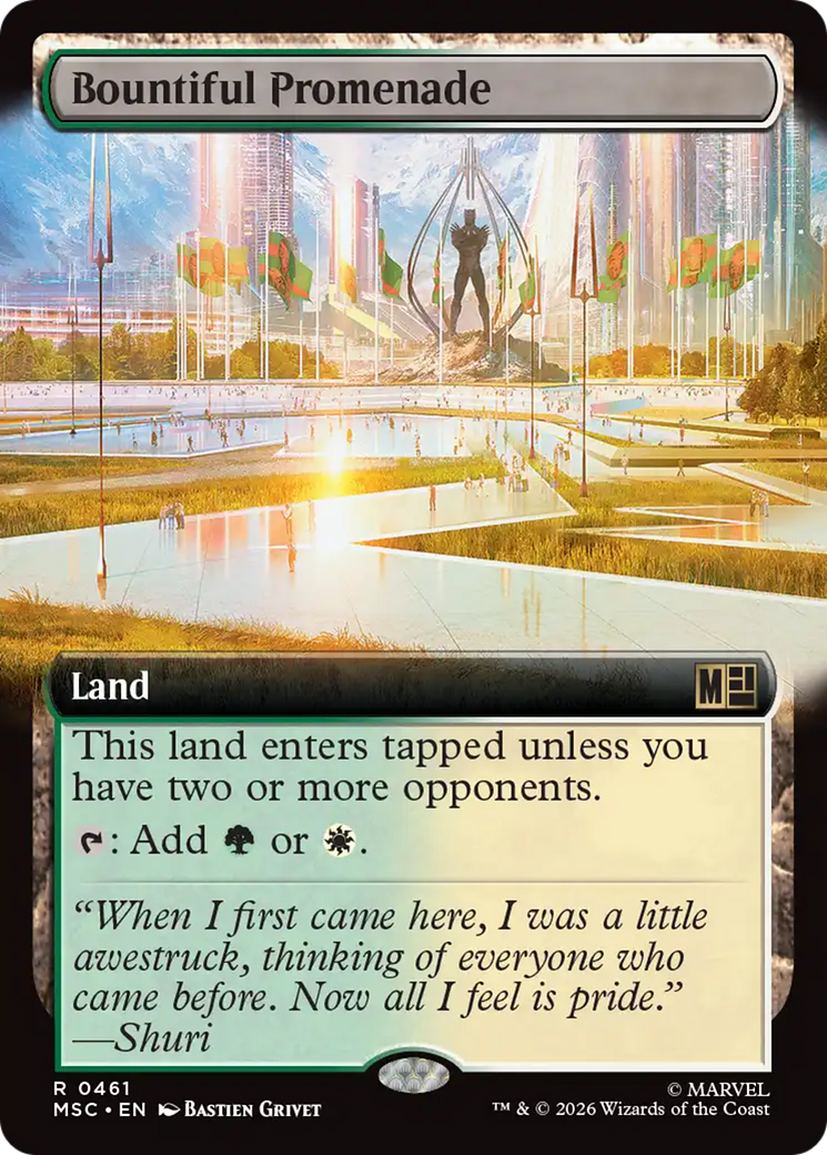 Bountiful Promenade (Extended Art) [Marvel Super Heroes Commander] | L.A. Mood Comics and Games