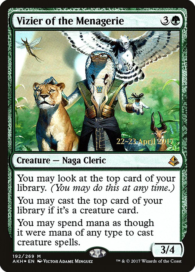 Vizier of the Menagerie [Amonkhet Prerelease Promos] | L.A. Mood Comics and Games