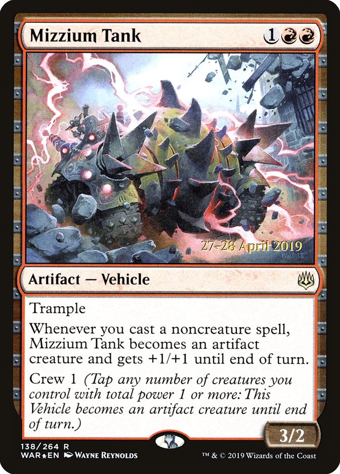 Mizzium Tank [War of the Spark Prerelease Promos] | L.A. Mood Comics and Games