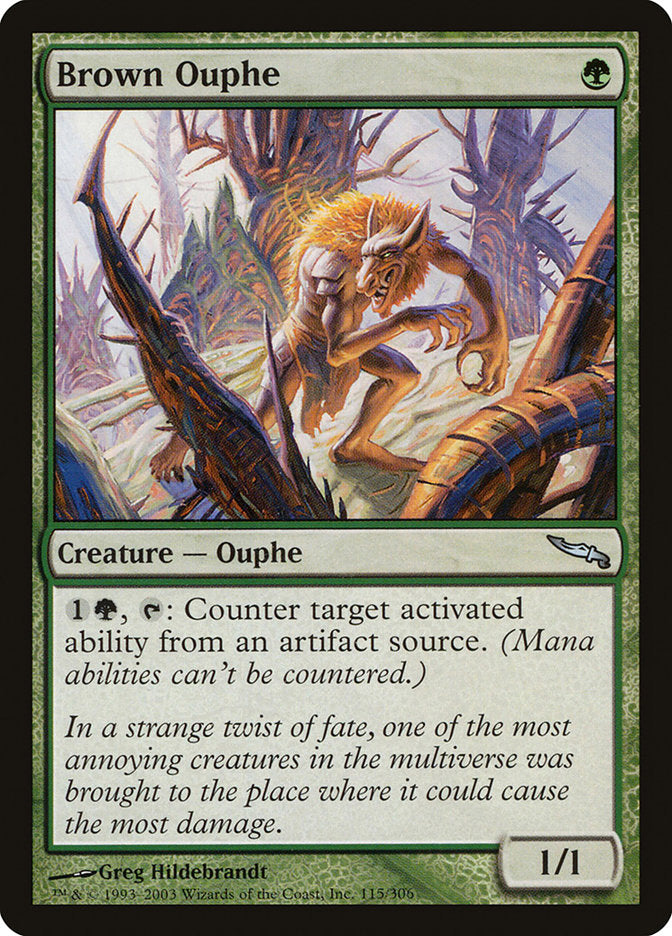 Brown Ouphe [Mirrodin] | L.A. Mood Comics and Games