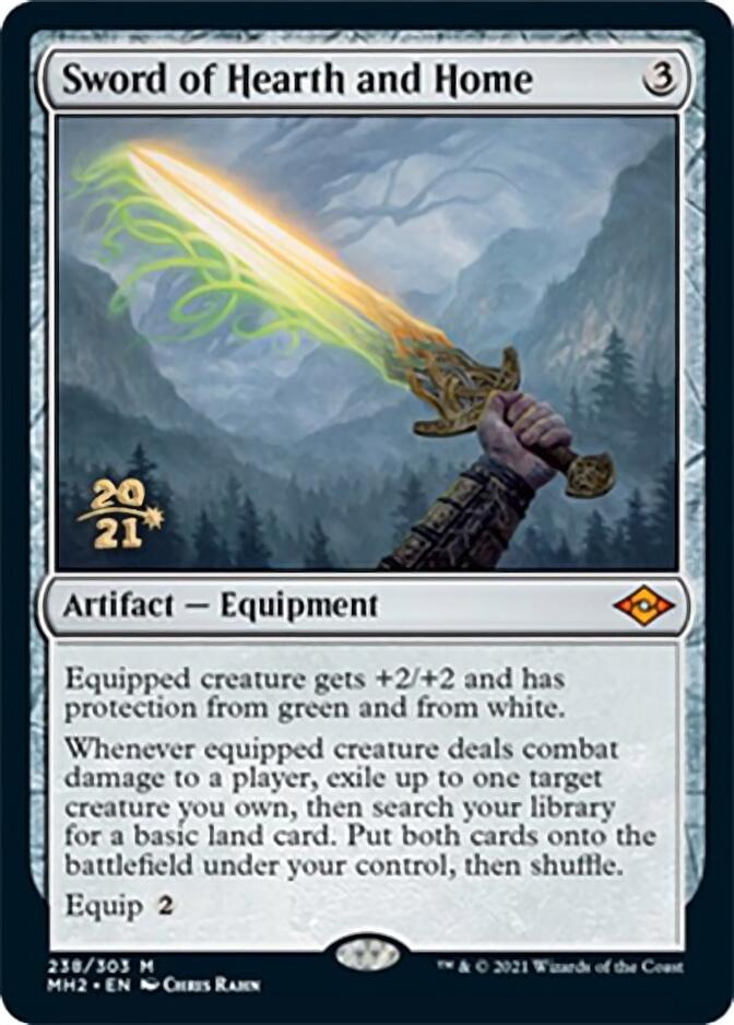Sword of Hearth and Home [Modern Horizons 2 Prerelease Promos] | L.A. Mood Comics and Games