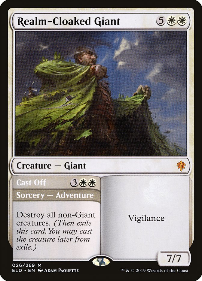 Realm-Cloaked Giant // Cast Off [Throne of Eldraine] | L.A. Mood Comics and Games