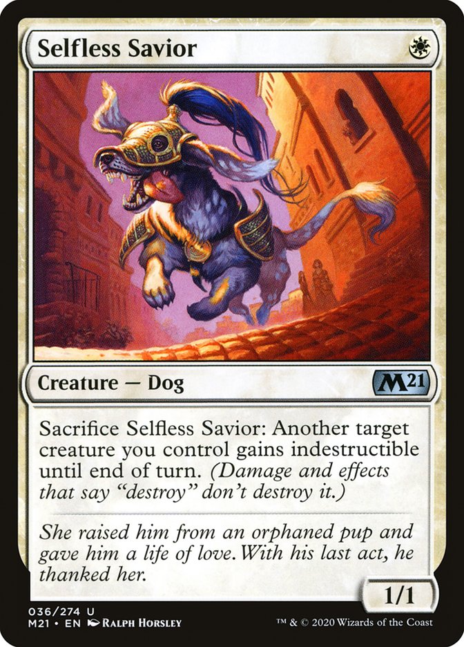 Selfless Savior [Core Set 2021] | L.A. Mood Comics and Games