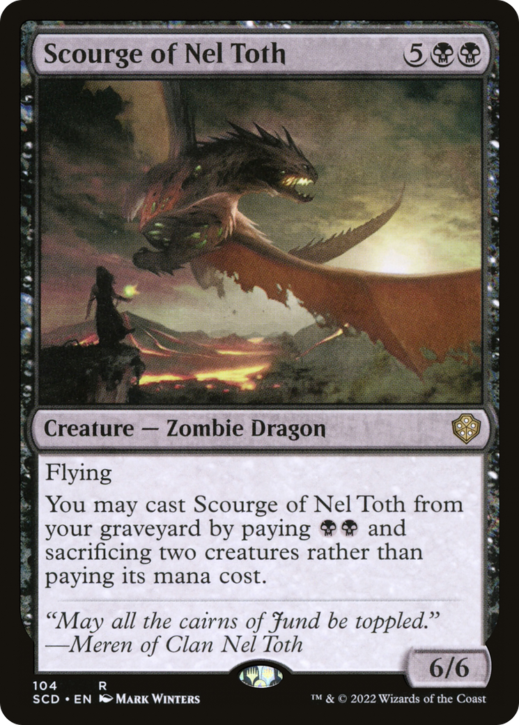 Scourge of Nel Toth [Starter Commander Decks] | L.A. Mood Comics and Games
