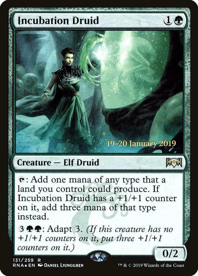 Incubation Druid [Ravnica Allegiance Prerelease Promos] | L.A. Mood Comics and Games