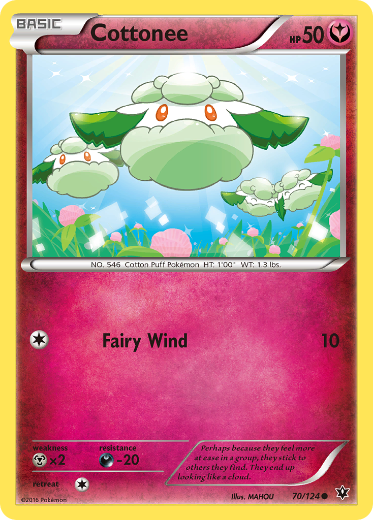 Cottonee (70/124) [XY: Fates Collide] | L.A. Mood Comics and Games