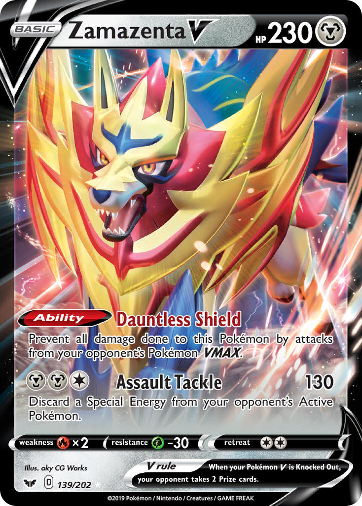 Zamazenta V (139/202) [Sword & Shield: Base Set] | L.A. Mood Comics and Games