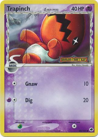 Trapinch (68/101) (Delta Species) (Stamped) [EX: Dragon Frontiers] | L.A. Mood Comics and Games
