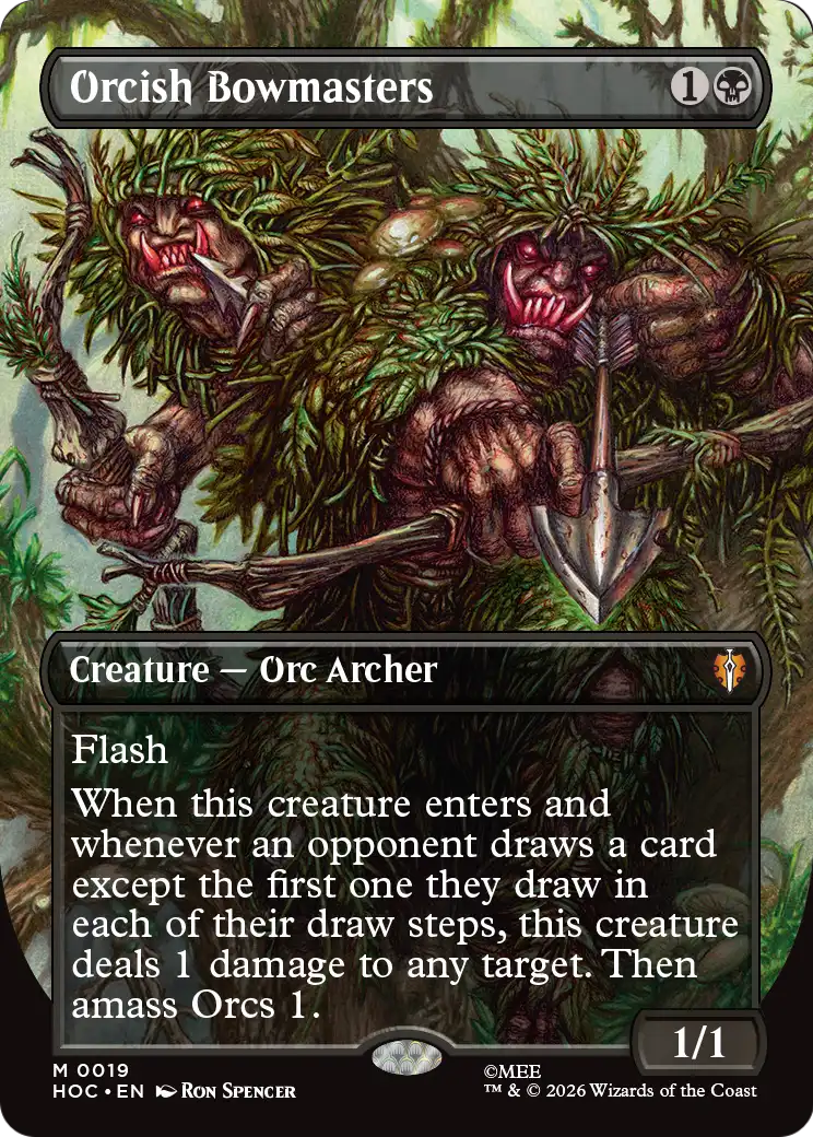 Orcish Bowmasters (Borderless) [The Hobbit: Eternal-Legal] | L.A. Mood Comics and Games