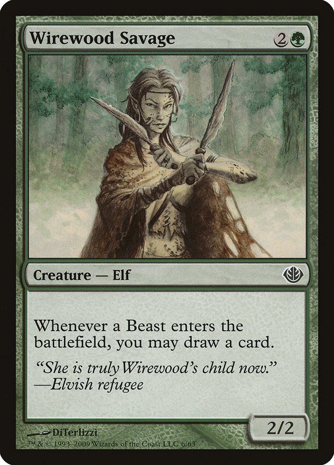 Wirewood Savage [Duel Decks: Garruk vs. Liliana] | L.A. Mood Comics and Games