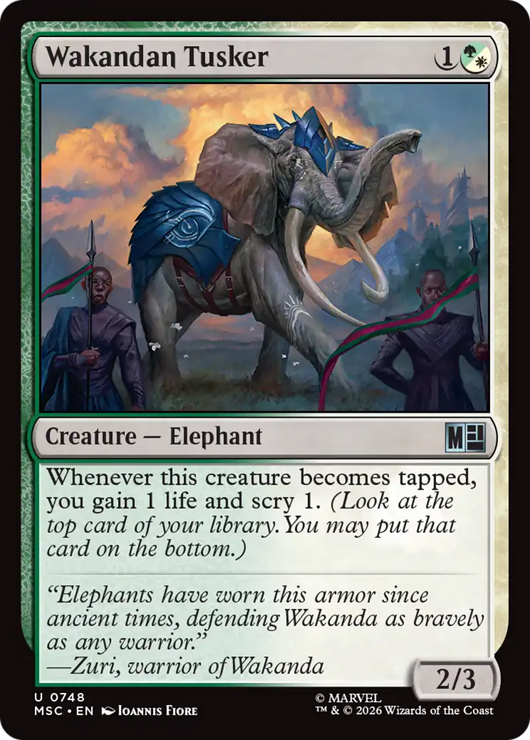 Wakandan Tusker [Marvel Super Heroes Commander] | L.A. Mood Comics and Games