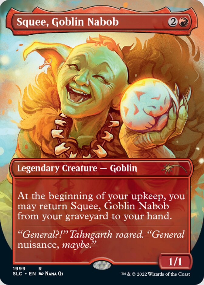 Squee, Goblin Nabob (Borderless) [Secret Lair Countdown Kit] | L.A. Mood Comics and Games