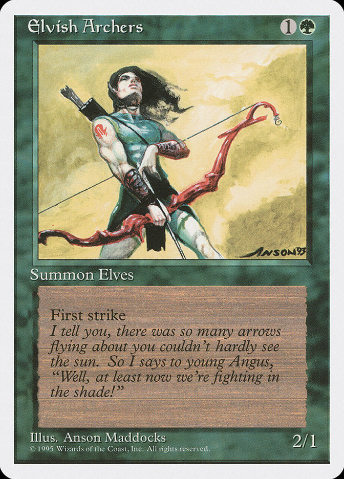 Elvish Archers [Fourth Edition] | L.A. Mood Comics and Games