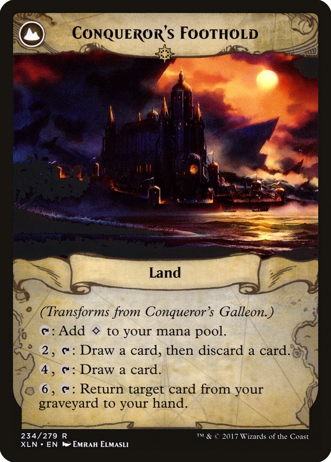 Conqueror's Galleon // Conqueror's Foothold [Ixalan] | L.A. Mood Comics and Games