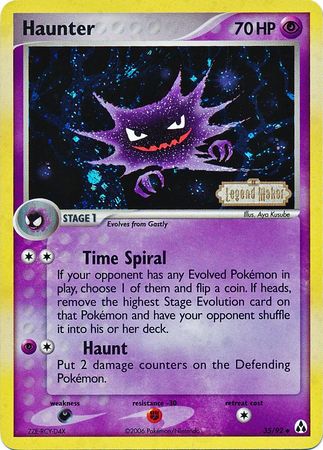 Haunter (35/92) (Stamped) [EX: Legend Maker] | L.A. Mood Comics and Games