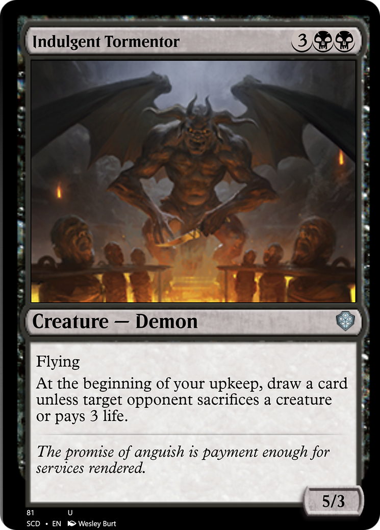 Indulgent Tormentor [Starter Commander Decks] | L.A. Mood Comics and Games