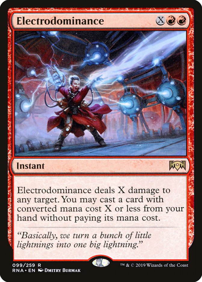 Electrodominance [Ravnica Allegiance] | L.A. Mood Comics and Games