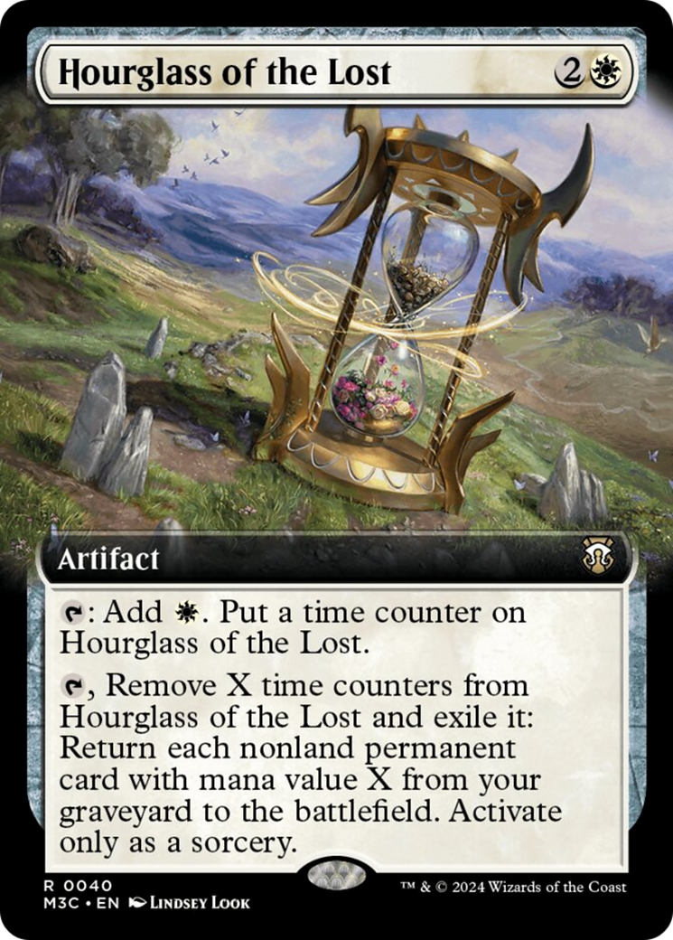 Hourglass of the Lost (Extended Art) (Ripple Foil) [Modern Horizons 3 Commander] | L.A. Mood Comics and Games