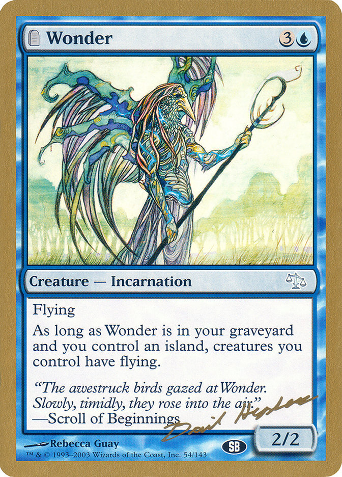 Wonder (Dave Humpherys) (SB) [World Championship Decks 2003] | L.A. Mood Comics and Games