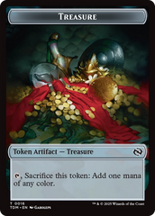 First Mate Ragavan // Treasure Double-Sided Token [Tarkir: Dragonstorm Commander Tokens] | L.A. Mood Comics and Games