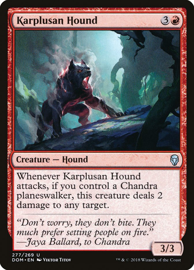 Karplusan Hound [Dominaria] | L.A. Mood Comics and Games
