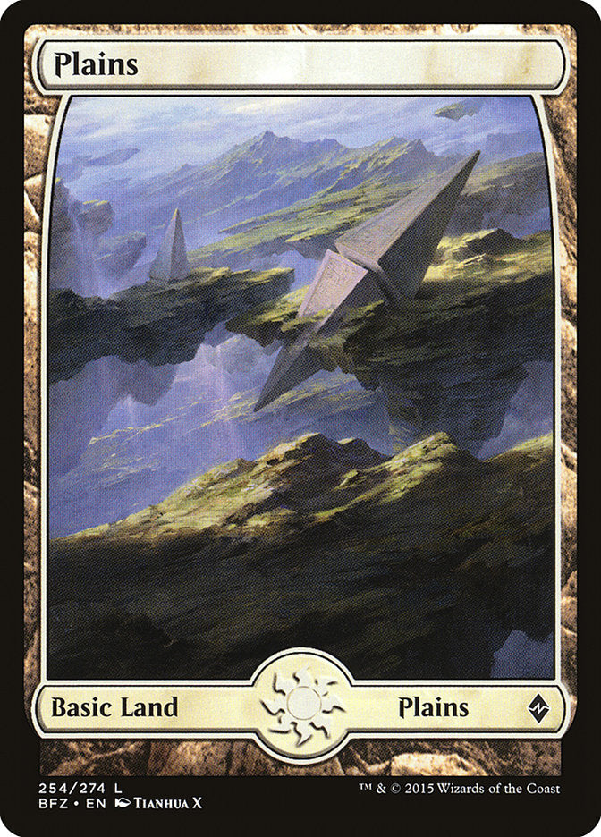 Plains (254) (Full Art) [Battle for Zendikar] | L.A. Mood Comics and Games