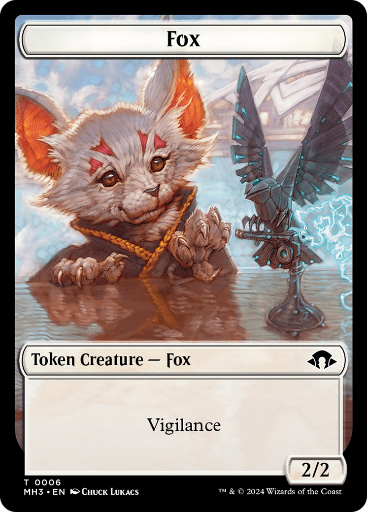 Phyrexian Germ // Fox Double-Sided Token [Modern Horizons 3 Tokens] | L.A. Mood Comics and Games