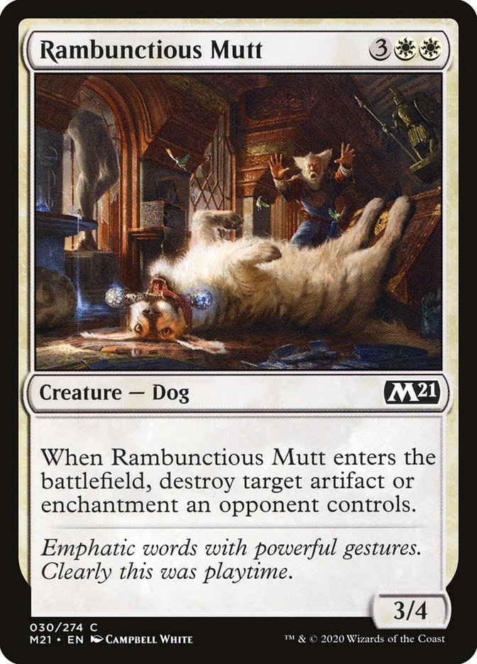 Rambunctious Mutt [Core Set 2021] | L.A. Mood Comics and Games