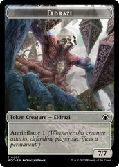 Goblin // Eldrazi Double-Sided Token [March of the Machine Commander Tokens] | L.A. Mood Comics and Games