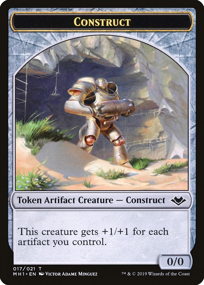 Elemental (008) // Construct (017) Double-Sided Token [Modern Horizons Tokens] | L.A. Mood Comics and Games