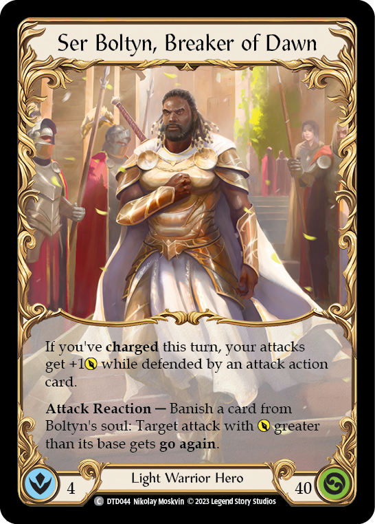 Ser Boltyn, Breaker of Dawn [DTD044] (Dusk Till Dawn) | L.A. Mood Comics and Games
