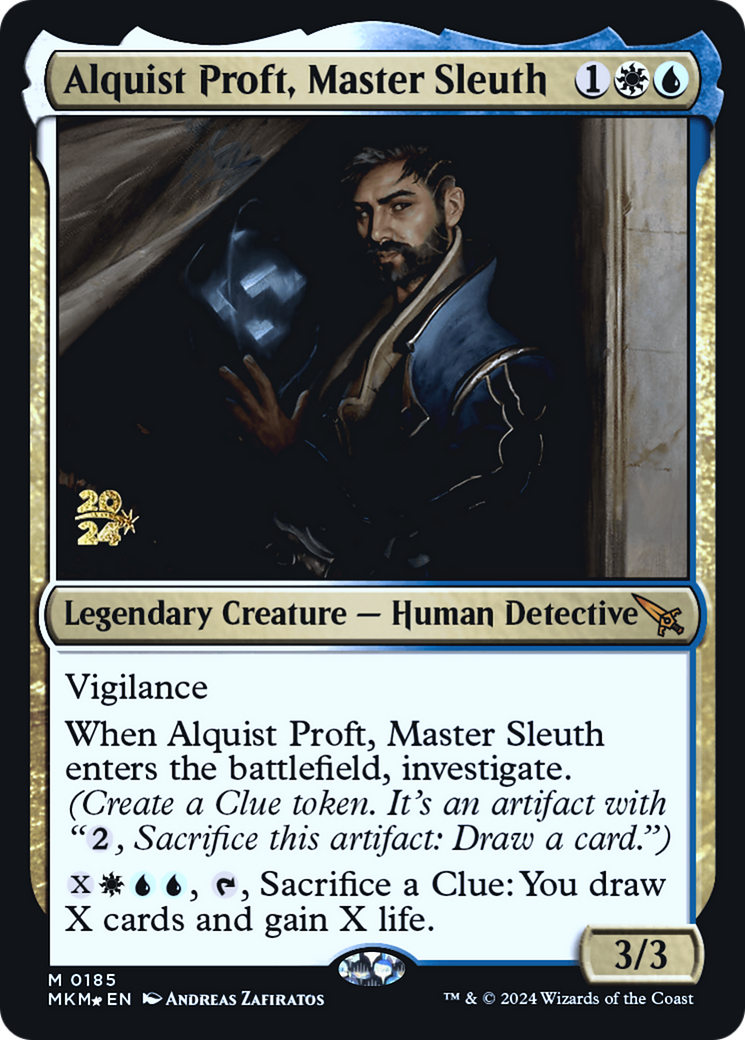 Alquist Proft, Master Sleuth [Murders at Karlov Manor Prerelease Promos] | L.A. Mood Comics and Games