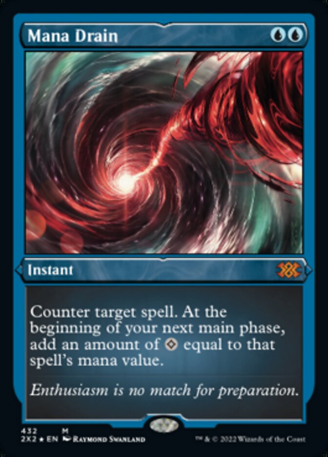 Mana Drain (Foil Etched) [Double Masters 2022] | L.A. Mood Comics and Games