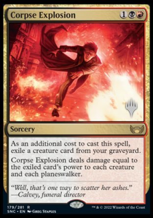 Corpse Explosion (Promo Pack) [Streets of New Capenna Promos] | L.A. Mood Comics and Games