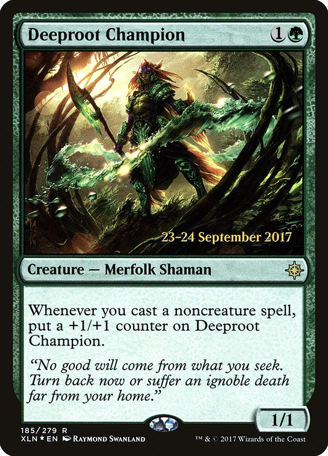 Deeproot Champion [Ixalan Prerelease Promos] | L.A. Mood Comics and Games