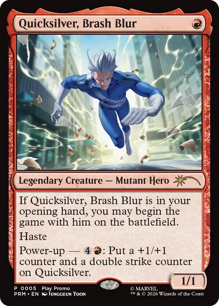 Quicksilver, Brash Blur [Standard Showdown Promos] | L.A. Mood Comics and Games