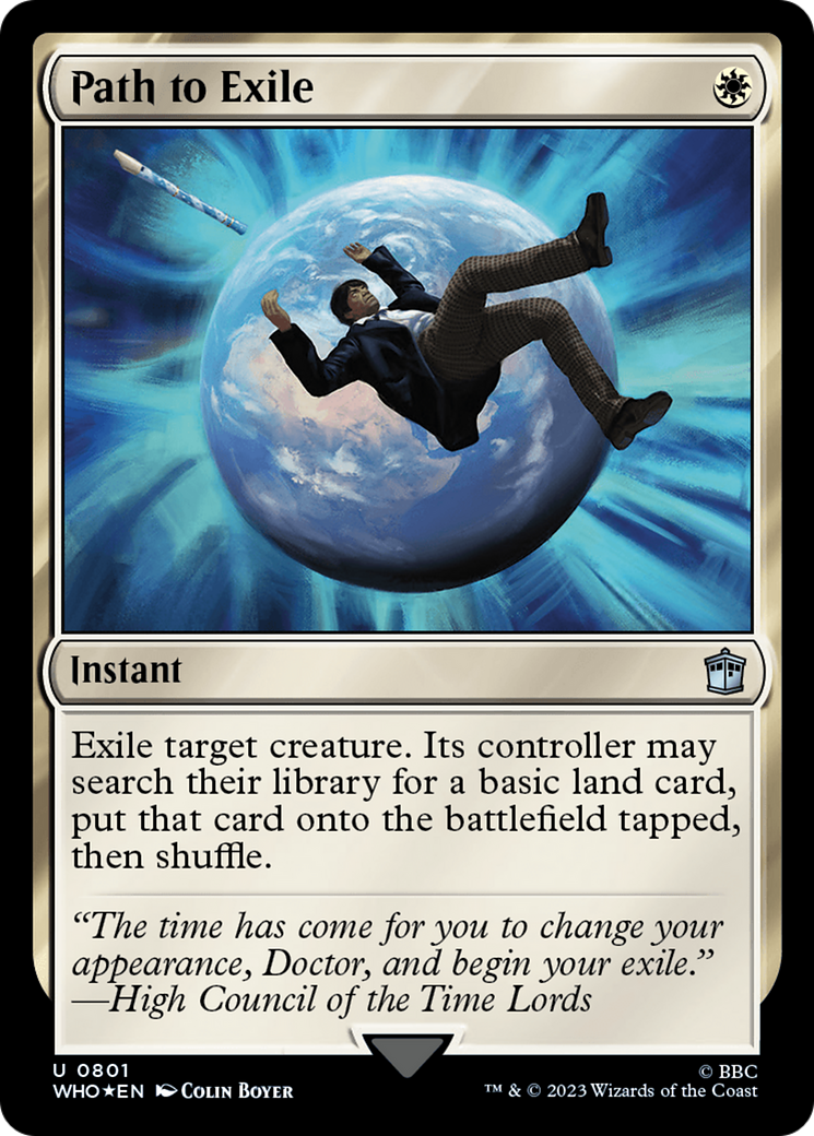 Path to Exile (Surge Foil) [Doctor Who] | L.A. Mood Comics and Games